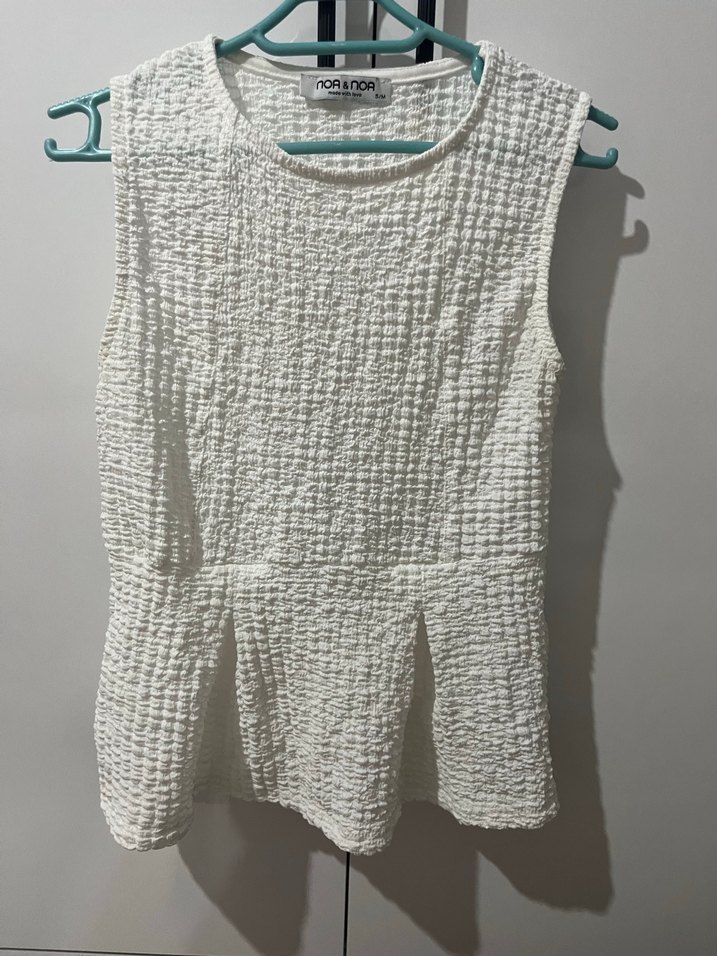 Beyaz Kadın Bluz - Görsel 3