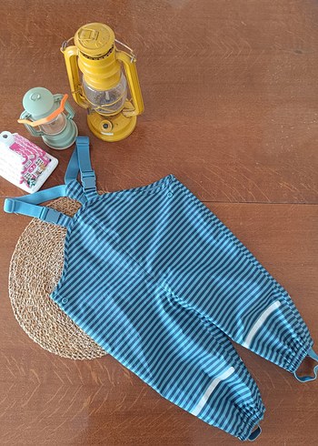 Lacivert Erkek Çocuk Termal Yağmur Pantolonu - Görsel 2