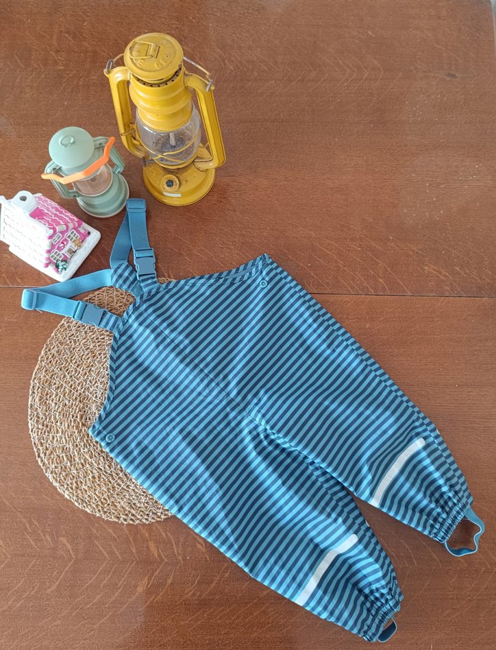 Lacivert Erkek Çocuk Termal Yağmur Pantolonu - Görsel 2