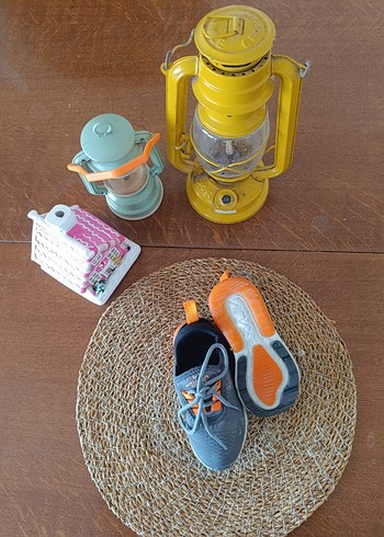 Turuncu Gri Erkek Spor Ayakkabı - Görsel 2