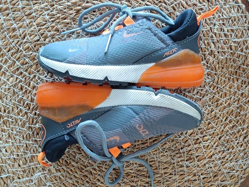 Turuncu Gri Erkek Spor Ayakkabı - Görsel 3