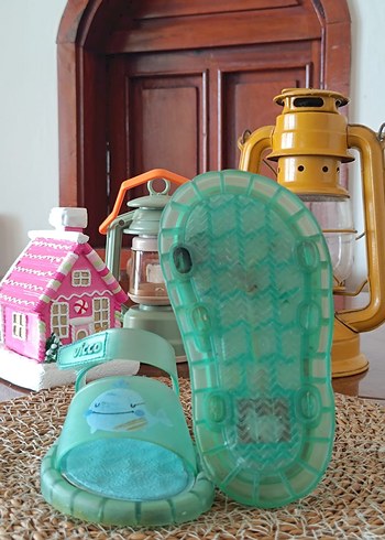 Vicco Turkuaz Renkli Baskılı Sandalet - Görsel 2