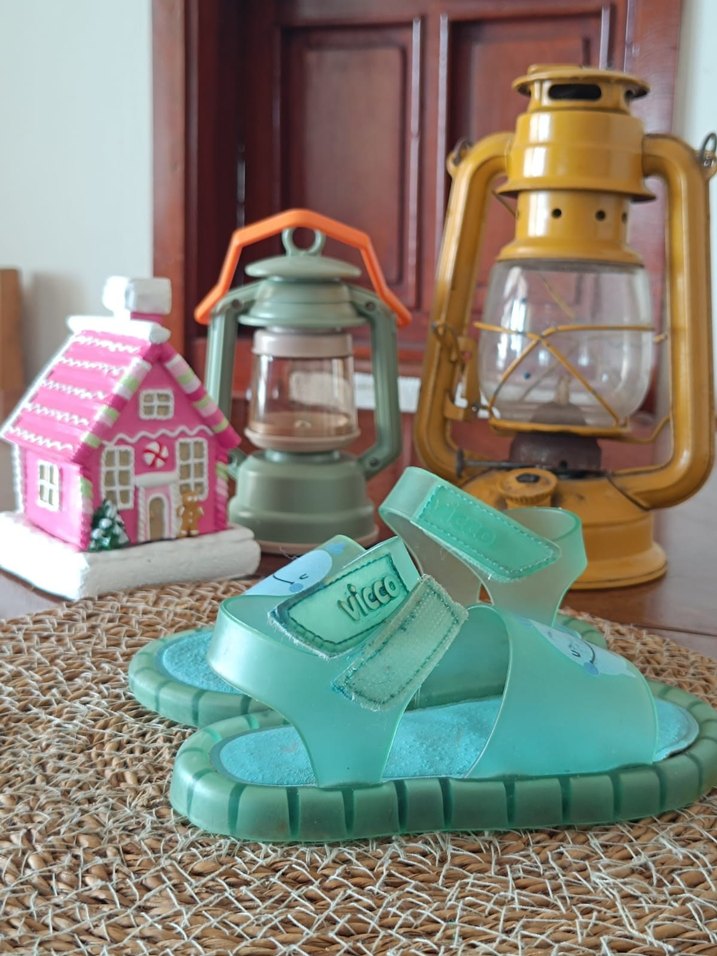 Vicco Turkuaz Renkli Baskılı Sandalet - Görsel 4