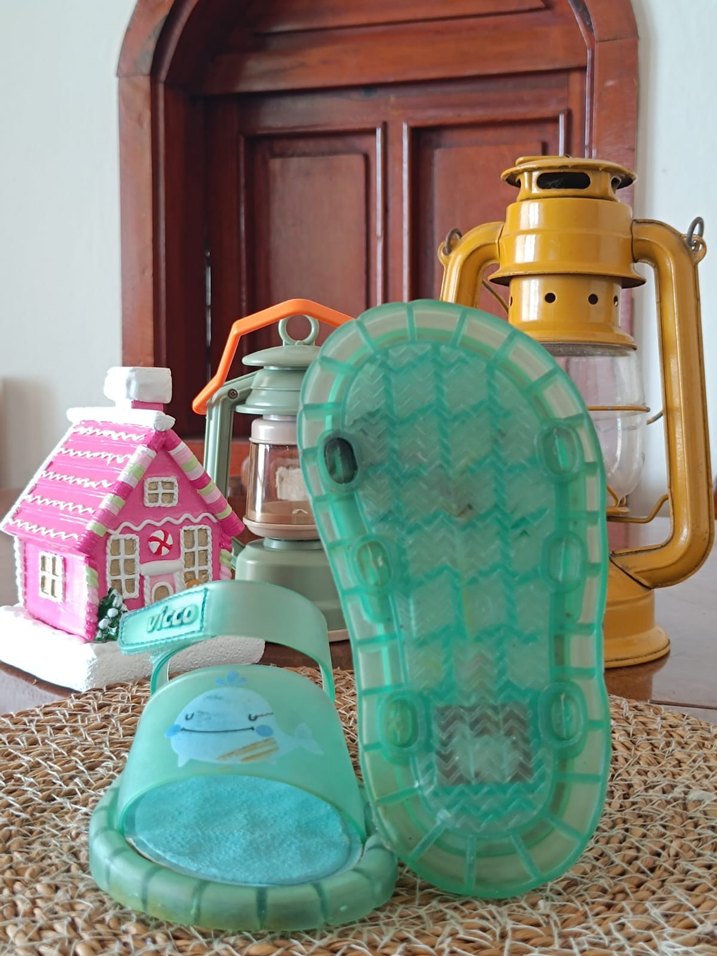 Vicco Turkuaz Renkli Baskılı Sandalet - Görsel 2