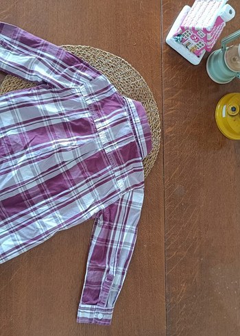 Erkek Çocuk Uzun Kollu Ekose Gömlek - Görsel 2