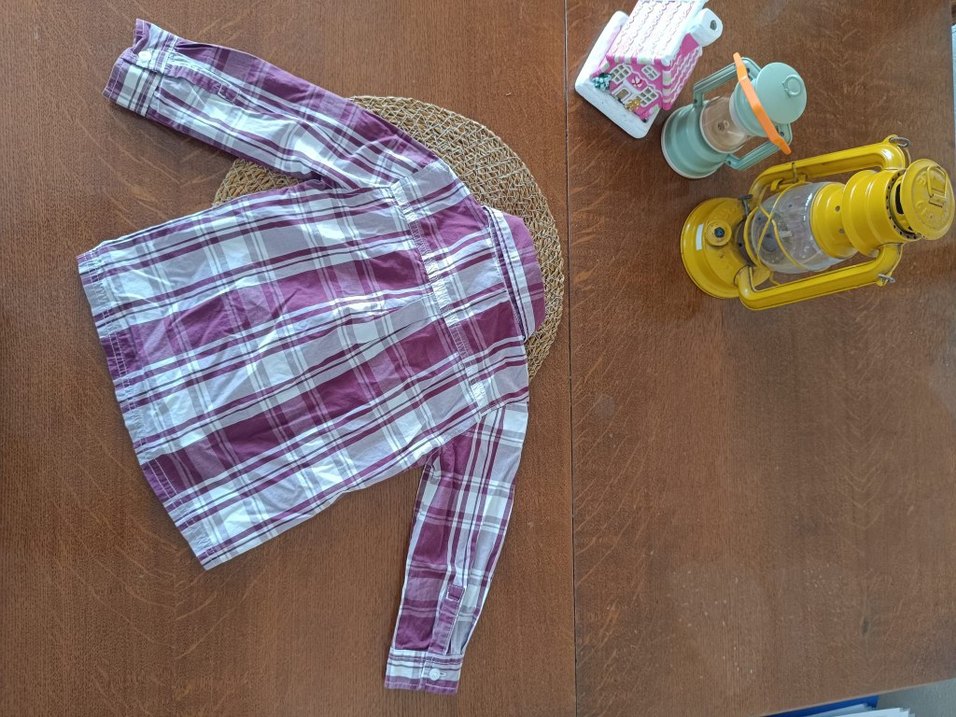 Erkek Çocuk Uzun Kollu Ekose Gömlek - Görsel 2