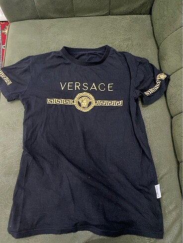 s/m Beden siyah Renk Versace tişört SİYAH