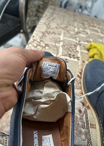 45 Beden lacivert Renk defakto Denim Erkek Klasik Ayakkabı