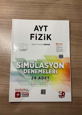 AYT Fizik Simülasyon Denemeleri 24 Adet