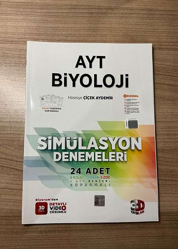 AYT Biyoloji Simülasyon Denemeleri Kitabı