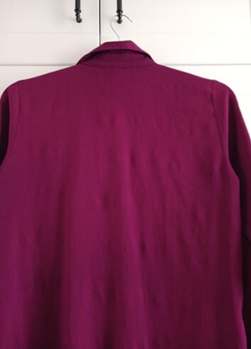 40 Beden pembe Renk Uzun düğmeli gömlek tunik 