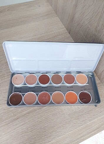 Kryolan supracolor 12li kapatıcı seti