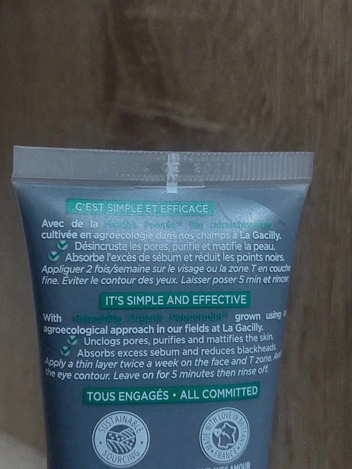 Yves Rocher Pure Menthe maske - Görsel 3