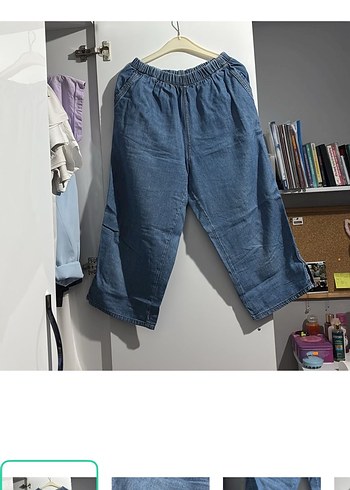 Diğer Mavi Denim Rahat Sortolon