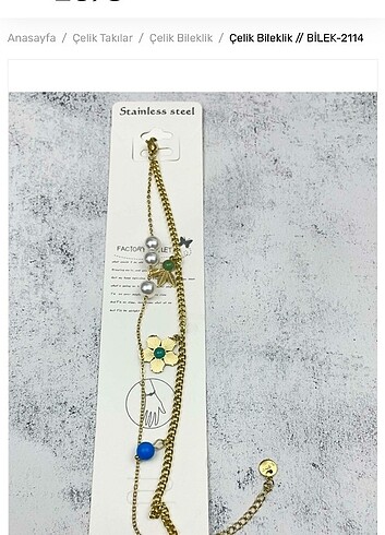 Sterling silver Celik taki