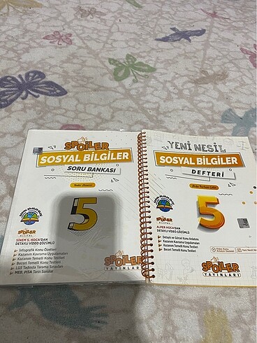 5.sınıf spoiler yayınları yeni nesil sosyal bilgiler test kitapl