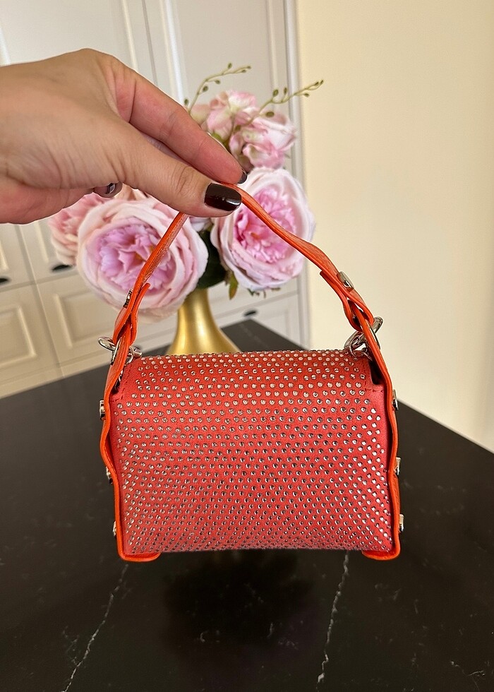 Full taşlı çanta - Görsel 2