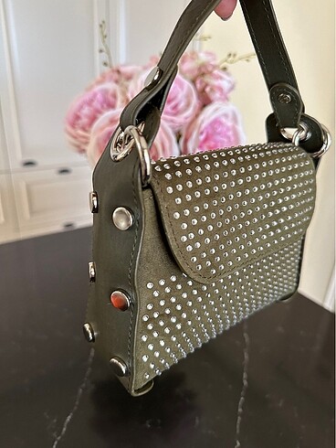 Full taşlı çanta - Görsel 5