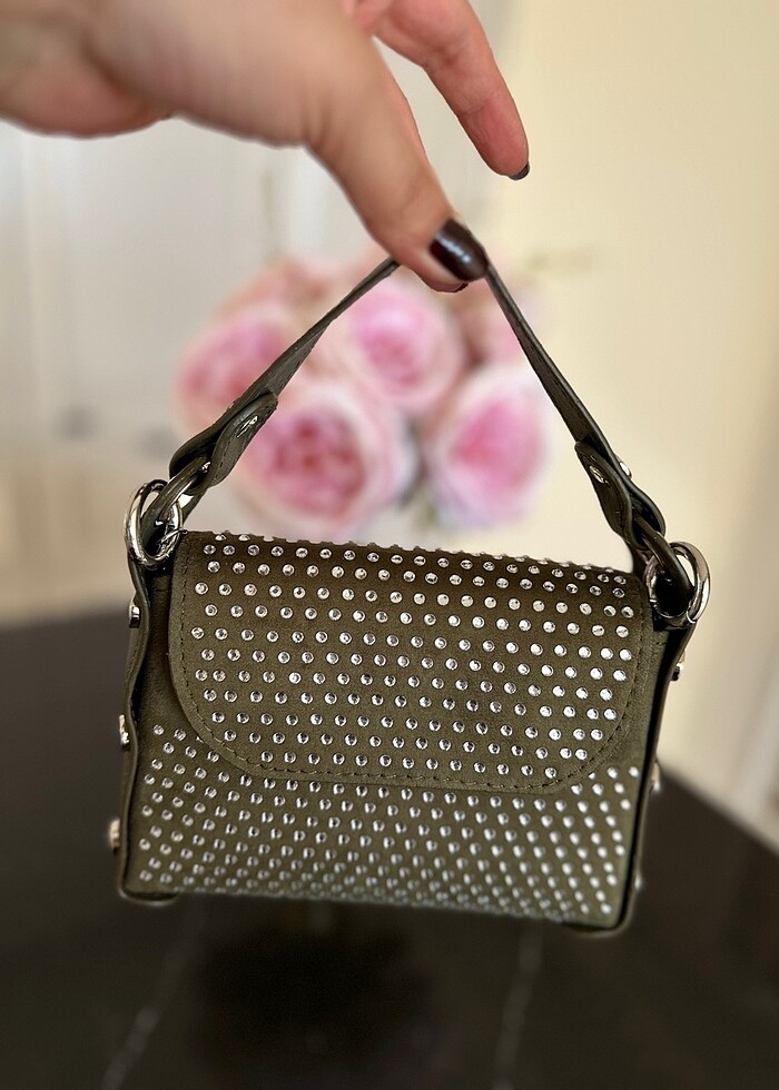 Full taşlı çanta - Görsel 2