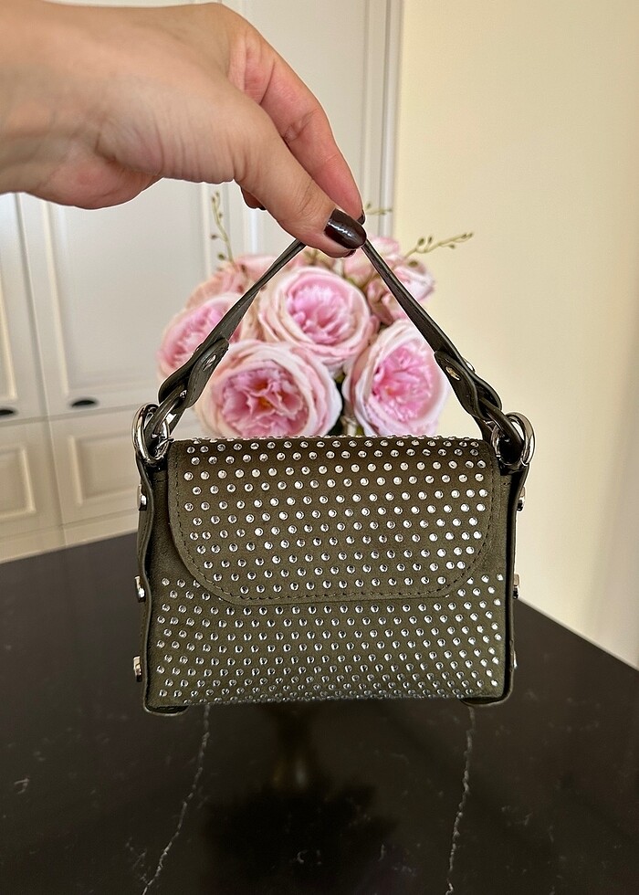 Full taşlı çanta - Görsel 3