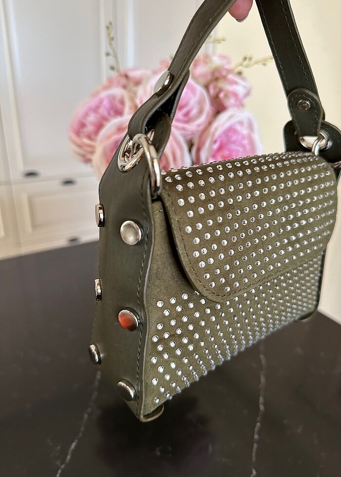 Full taşlı çanta - Görsel 5