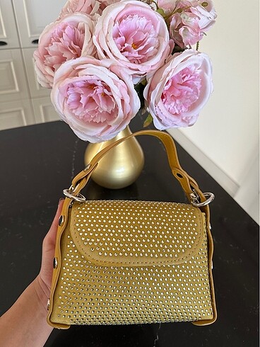 Full taşlı çanta - Görsel 5