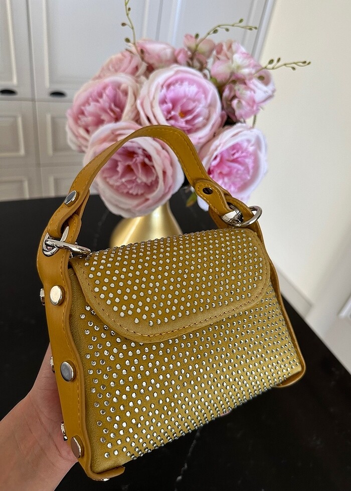 Full taşlı çanta - Görsel 2