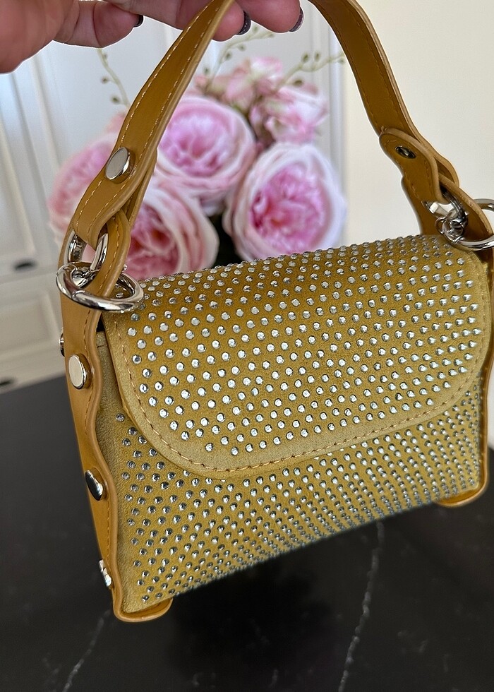 Full taşlı çanta - Görsel 3