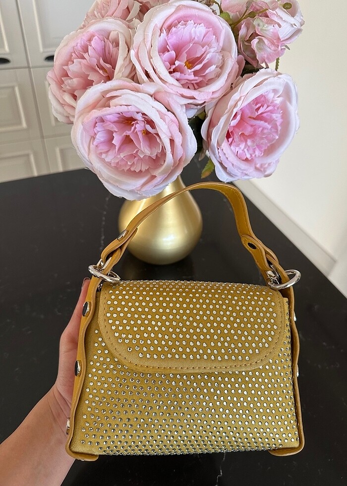 Full taşlı çanta - Görsel 5