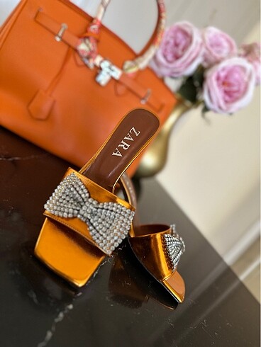 Zara topuklu terlik - Görsel 5