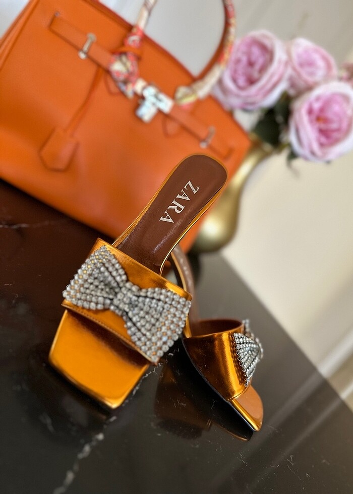 Zara topuklu terlik - Görsel 5