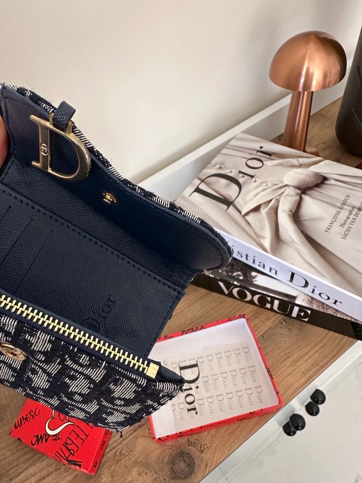 Tokalı Gri Denim Kadın Clutch Cüzdan - Görsel 3