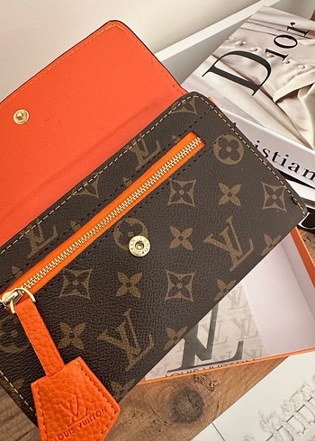 Louis Vuitton Kadın Kahverengi Deri Cüzdan - Görsel 3
