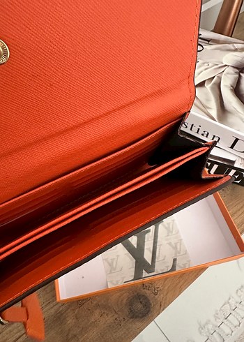 Louis Vuitton Kadın Kahverengi Deri Cüzdan - Görsel 4