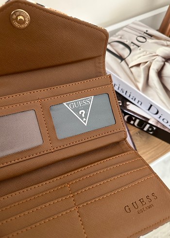 Kahverengi Yılan Derisi Desenli Kadın Cüzdan - Görsel 3