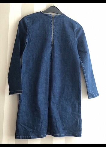 Trendyol & Milla Trendyol denim uzun kol elbise