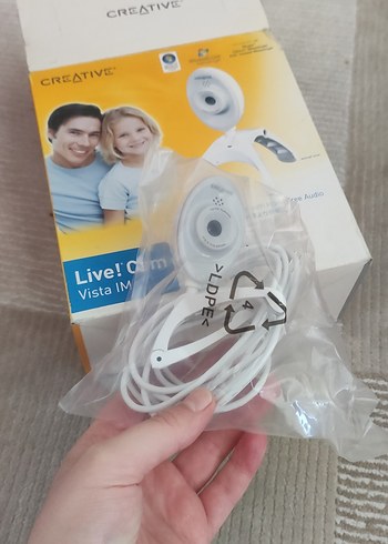 Creative Live! Cam Vista IM Beyaz Webcam - Görsel 2