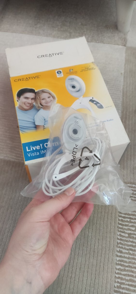 Creative Live! Cam Vista IM Beyaz Webcam - Görsel 2