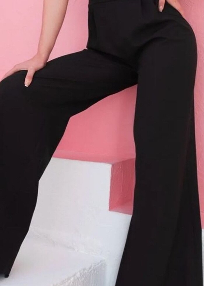 Abiye payetli şık tulum - Görsel 3