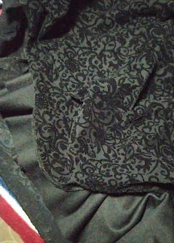 s Beden Dantel Detaylı Siyah Midi Goth Elbise
