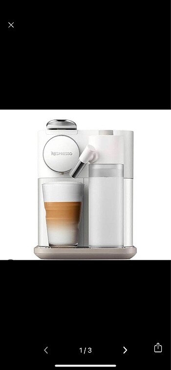 Nespresso gran lattisima white