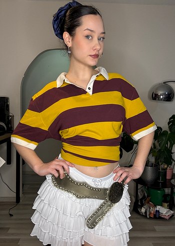 Gri Deri Tarzı Kadın Kemer - Görsel 3