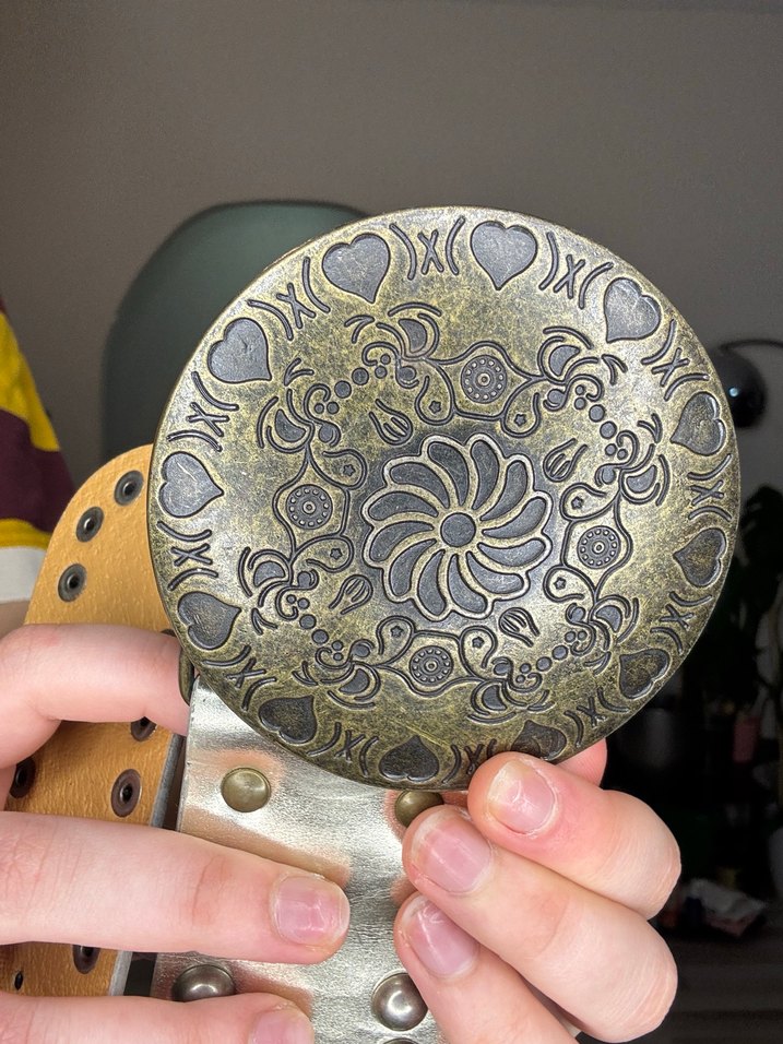 Gri Deri Tarzı Kadın Kemer - Görsel 2