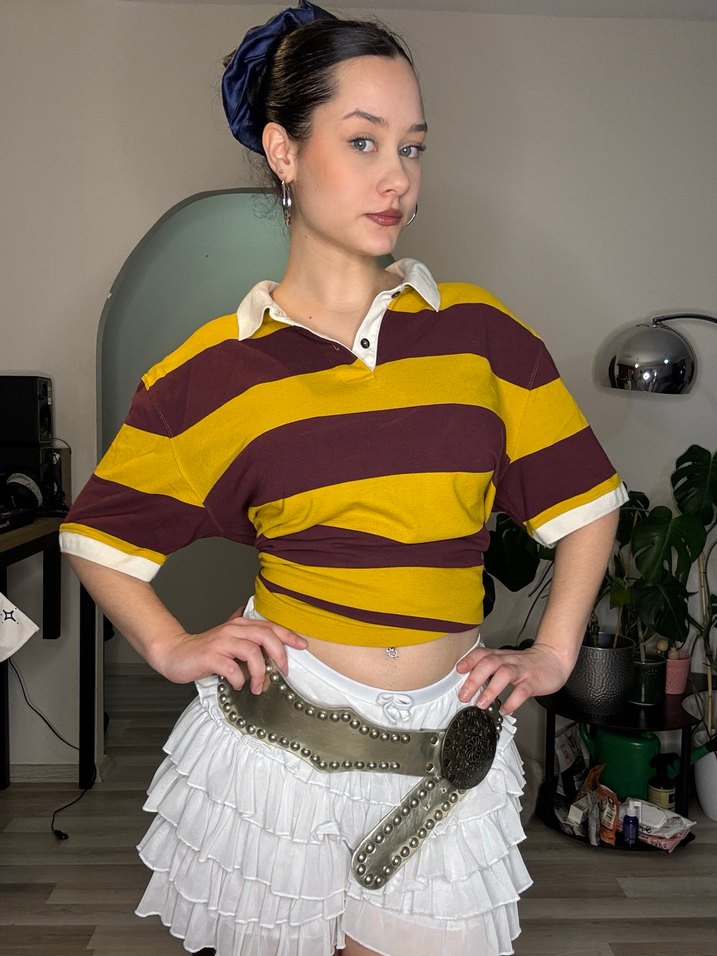 Gri Deri Tarzı Kadın Kemer - Görsel 3