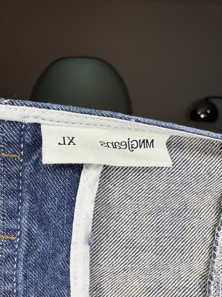 Kadın Lacivert Denim Straplez Düğmeli Yelek - Görsel 3