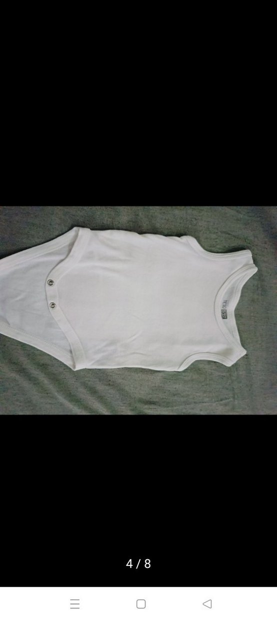 Kısa Kollu Yıldız Desenli Bebek Body - Görsel 4