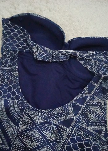 Bohem Desenli Örgü Kadın Mayo - Görsel 3