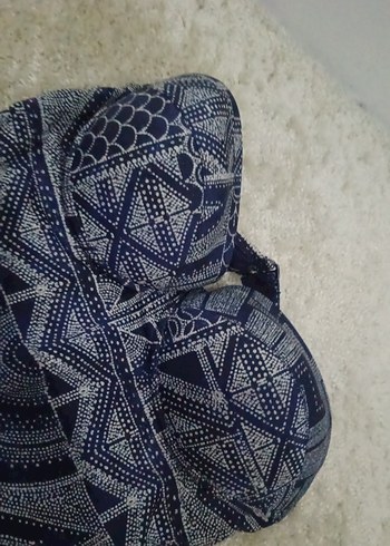 Bohem Desenli Örgü Kadın Mayo - Görsel 2