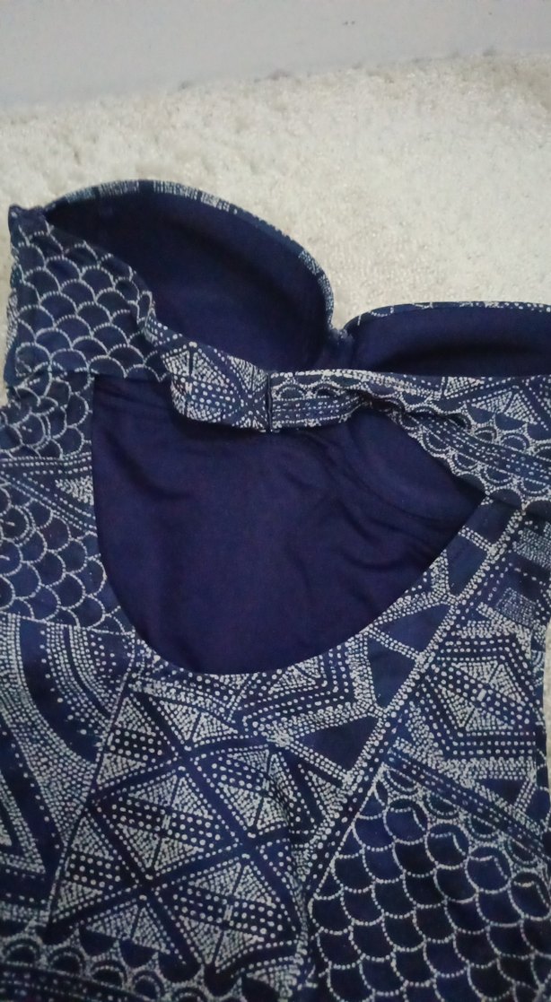 Bohem Desenli Örgü Kadın Mayo - Görsel 3