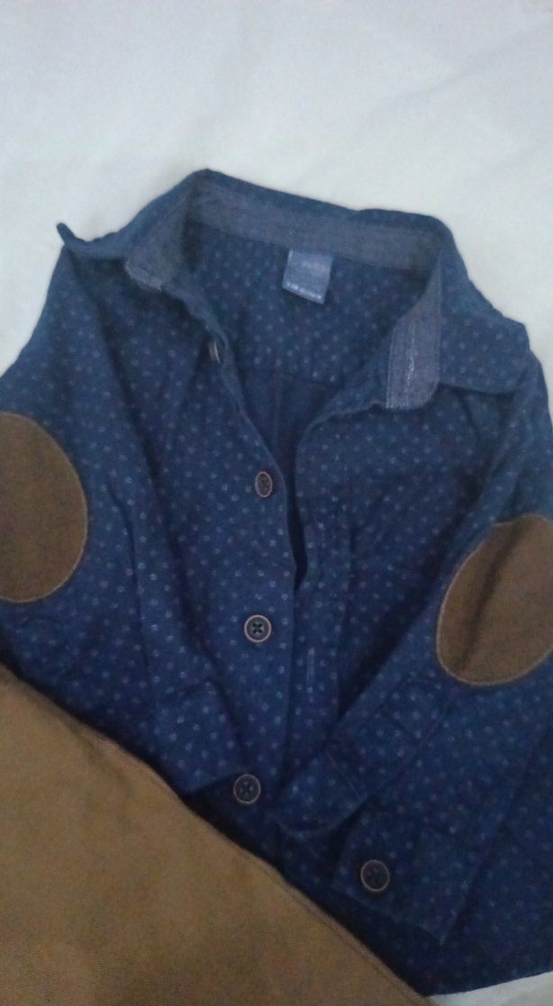 Kahverengi Kotlu Erkek Bebek Takım - Görsel 4